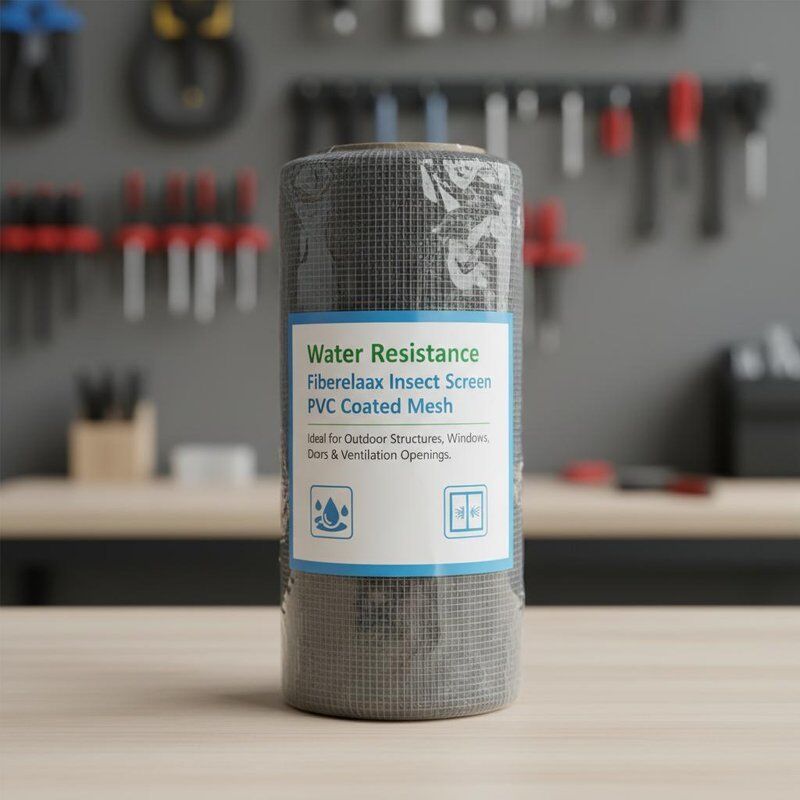 Устойчивость к воде стекловолоконный экран для насекомых ПВХ покрытая сетка Идеально подходит для наружных конструкций Окна Двери и вентиляционные отверстия