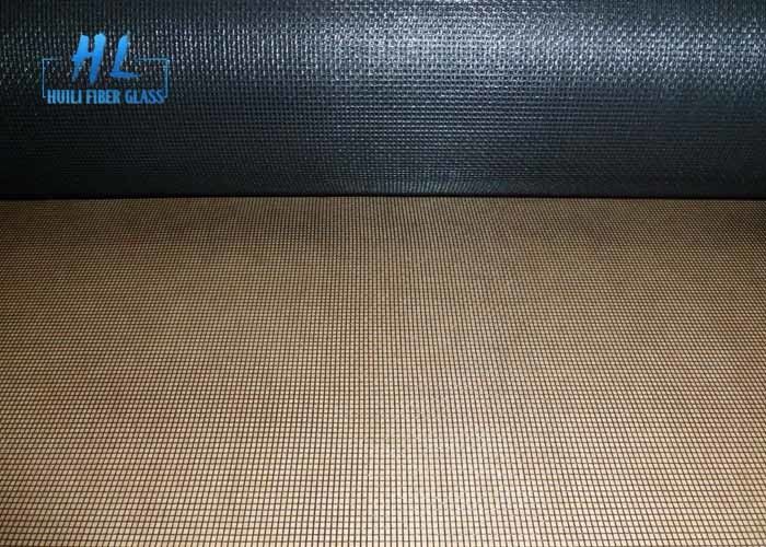 Покрытый ПВК москит экрана насекомого стеклоткани анти- используемый для окна и дверей