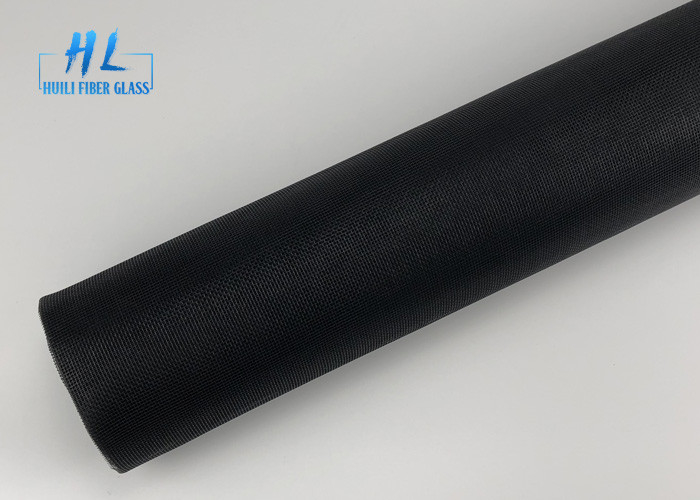Противопожарная квадратная стекловолокнистая москитная сетка 33 Tex Yarn Black White Grey Mesh Rolls