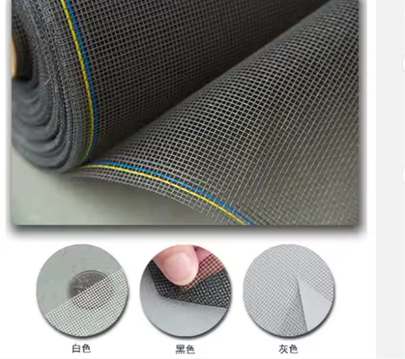 Window Screen Mesh Fiberglass Bug Screen Wire Diameter 0.011 Inch 0.28mm Standard 0.16mm Fine 0.18mm Effective Pest Barrier
